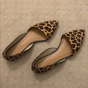 J Crew D’Orsay Leopard Shoes Brand New 6.5